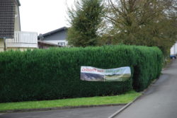 Banner im Gruenen
